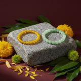 Dhan Lakshmi Combo - Citrine + Green Aventurine (Govt. Lab Certified)