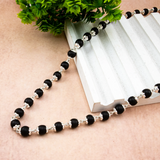 Karungali Silver Capped Mala