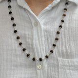 Karungali Silver Capped Mala