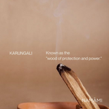 Karungali Silver Capped Mala