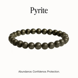 Pyrite Bracelet | Abundance & Protection