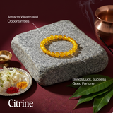 Dhan Lakshmi Combo - Citrine + Green Aventurine (Govt. Lab Certified)