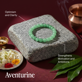 Dhan Lakshmi Combo - Citrine + Green Aventurine (Govt. Lab Certified)