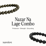 Nazar Na Lage Combo - Pyrite + Black Tourmaline (Govt. Lab Certified)