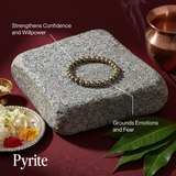 Nazar Na Lage Combo - Pyrite + Black Tourmaline (Govt. Lab Certified)