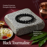 Nazar Na Lage Combo - Pyrite + Black Tourmaline (Govt. Lab Certified)