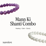 Mann Ki Shanti Combo - Amethyst + Moonstone (Govt. Lab Certified)