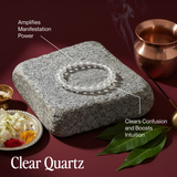 Rajyog Combo - Clear Quartz + Pyrite (Govt. Lab Certified)