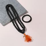 Karungali Mala & Bracelet Combo